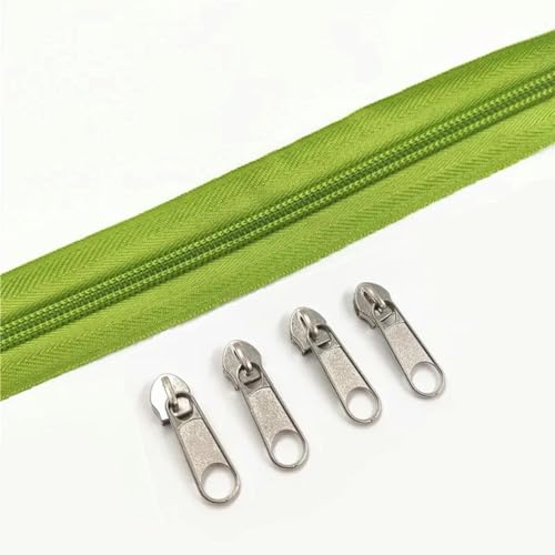 1/2/3/5/10 Meter 5# Rollen Nylon-Reißverschlüsse Schneider-Nähzubehör Reißverschlussschieber 2/4/6/10/20 Stück-Grün-5#-3,0 Meter 6 Schieber 1/2/3/5/10 Meter 5# Rollen Nylon-Reißverschlüsse Schneider-Nähzubehör Reißverschlussschieber 2/4/6/10/20 Stück-Grün-5#-3,0 Meter 6 Schieber von YOGAES