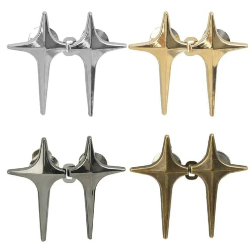1/4-Set verstellbare Taillenschnalle, sternförmige Jeansknöpfe, Pins, abnehmbare Metallknöpfe, Taillenspanner, Kleidungszubehör, gemischt, 2er-Set 1/4-Set verstellbare Taillenschnalle, sternförmige Jeansknöpfe, Pins, abnehmbare Metallknöpfe, Taillenspanner, Kleidungszubehör, gemischt, 2er-Set von YOGAES
