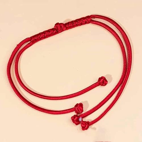 1 Stück rote Perle, handgefertigte chinesische Knotenknöpfe, Froschverschluss, Cheongsam-Kostüm, Tang-Anzug, DIY-Nähhandwerk, 16 von YOGAES