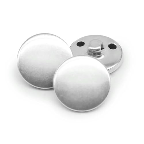10 Stück/Los 15/18/20/23/25 mm Vintage Kupfer Metallknöpfe Kleidungsstück Mantel Nähzubehör Knöpfe für Kleidung Handwerk DIY-NO12-18mm von YOGAES