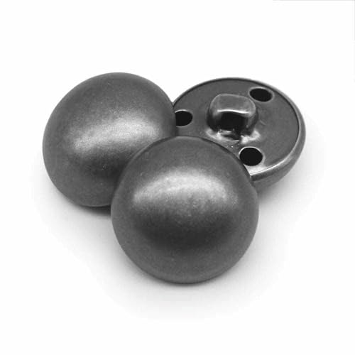10 Stück/Los 15/18/20/23/25 mm Vintage Kupfer Metallknöpfe Kleidungsstück Mantel Nähzubehör Knöpfe für Kleidung Handwerk DIY-NO23-18mm von YOGAES