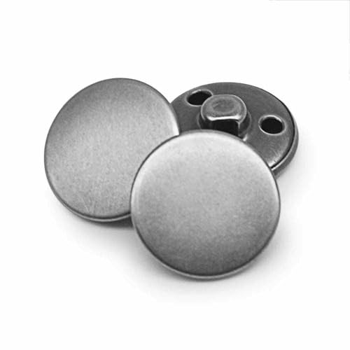 10 Stück/Los 15/18/20/23/25 mm Vintage Kupfer Metallknöpfe Kleidungsstück Mantel Nähzubehör Knöpfe für Kleidung Handwerk DIY-NO24-22mm von YOGAES