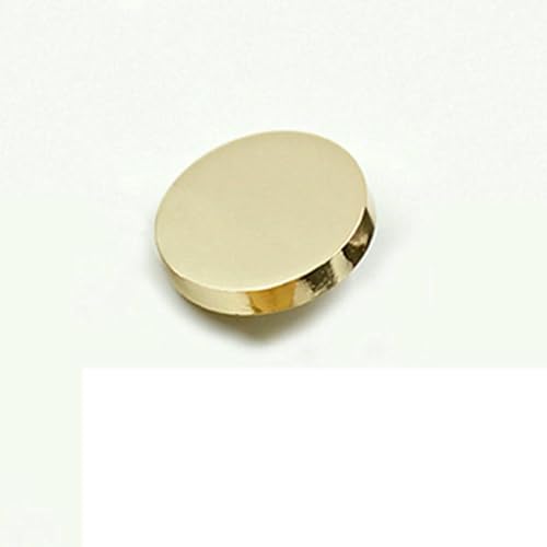 10 Stück/Los Flache Metallknöpfe Runde Hemd Kleidung Anzug Hochwertige Gold Silber Schnalle Handwerk DIY Hand Nähzubehör 10mm-25mm-04 von YOGAES