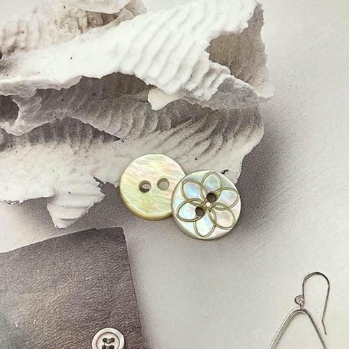 10 Stück 2-Loch-Muschelknöpfe, Laser-Schmetterlingsblumen, Hemdbluse, DIY-Nähzubehör für koreanische Kleidung, Bastelbedarf, 8–11,5 mm 10 Stück 2-Loch-Muschelknöpfe, Laser-Schmetterlingsblumen, Hemdbluse, DIY-Nähzubehör für koreanische Kleidung, Bastelbedarf, 8–11,5 mm von YOGAES