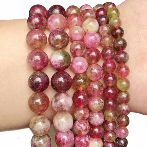 100% Naturstein, Jade, rund, grüner Calcit, Abstandsperle zur Schmuckherstellung, DIY-Armbänder, Halskettenzubehör, Turmalinquarz, 6 mm, 61 Stück Perlen 100% Naturstein, Jade, rund, grüner Calcit, Abstandsperle zur Schmuckherstellung, DIY-Armbänder, Halskettenzubehör, Turmalinquarz, 6 mm, 61 Stück Perlen von YOGAES