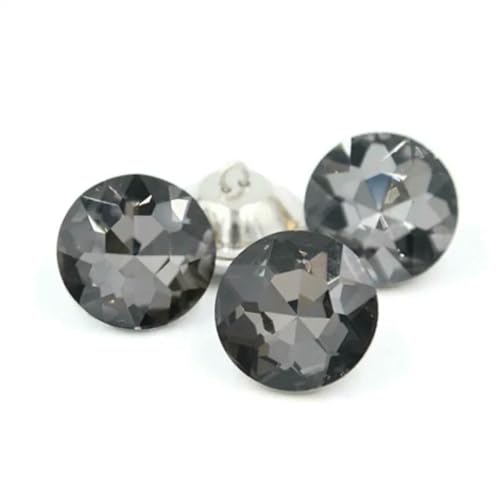 100 Stück Kristall-Strassknöpfe mit Diamanten für Kleidung, rund, zum Nähen, Sofa, Basteln, Heimdekoration, 18 mm, 20 mm, 25 mm, 30 mm, Gun Metal, 12 mm 100 Stück Kristall-Strassknöpfe mit Diamanten für Kleidung, rund, zum Nähen, Sofa, Basteln, Heimdekoration, 18 mm, 20 mm, 25 mm, 30 mm, Gun Metal, 12 mm von YOGAES