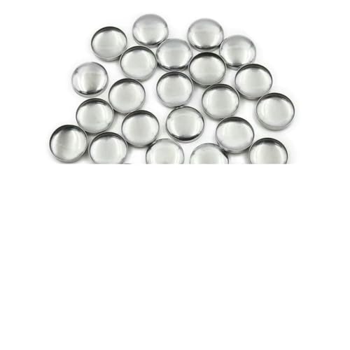 100 Stück Sets/Los Nr. 16–60 DIY handgefertigte Stoffknöpfe Brotform runder Stoffbezug Knopf Stoff Metall 4 Knöpfe auf der Rückseite-L24-Rückseite von YOGAES