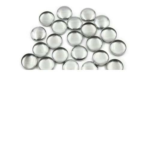 100 Stück Sets/Los Nr. 16–60 DIY handgefertigte Stoffknöpfe Brotform runder Stoffbezug Knopf Stoff Metall 4 Knöpfe auf der Rückseite-L60-Rückseite von YOGAES