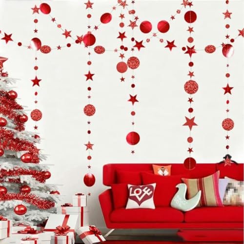 16-Zoll-Farbbuchstaben-Folienballons Frohe Weihnachten Buchstabenballons Frohe Weihnachtsdekorationen Weihnachtsfeier-Dekorationszubehör-wie abgebildet_h-16 Zoll von YOGAES