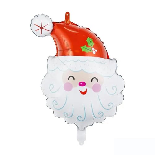 16-Zoll-Farbbuchstaben-Folienballons Frohe Weihnachten Buchstabenballons Frohe Weihnachtsdekorationen Weihnachtsfeier-Dekorationszubehör-wie abgebildet_s-16 Zoll von YOGAES