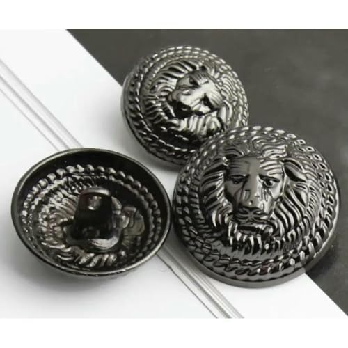 20 Teile/los Mode Metall Löwenkopfknopf Britischer College-Stil Retro Anzug Mantel Windjacke Hemd Handgenähter Knopf Dekorativ-5-118-6-25MM 20 Teile/los Mode Metall Löwenkopfknopf Britischer College-Stil Retro Anzug Mantel Windjacke Hemd Handgenähter Knopf Dekorativ-5-118-6-25MM von YOGAES