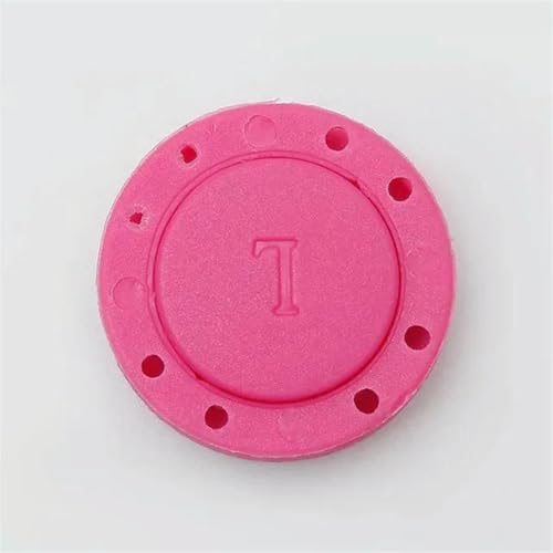 22 mm/26 mm PVC-unsichtbare supermagnetische Druckknöpfe für Mantel, Tasche, Kleidung, Zubehör, Scrapbooking, DIY, Pink, 26 mm von YOGAES