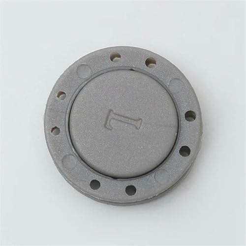 22 mm/26 mm PVC-unsichtbare supermagnetische Druckknöpfe für Mantel, Tasche, Kleidung, Zubehör, Scrapbooking, DIY, grau, 26 mm von YOGAES