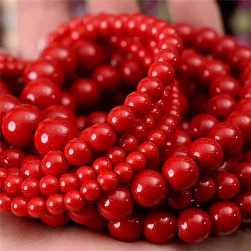 4–12 mm Natursteinperlen, Lava-Jaspis, Tigeraugen-Quarz, runde lose Perlen für Schmuckherstellung, DIY-Armband, Neujahrsgeschenk, rote Koralle, 4 mm, ca. 91 Perlen 4–12 mm Natursteinperlen, Lava-Jaspis, Tigeraugen-Quarz, runde lose Perlen für Schmuckherstellung, DIY-Armband, Neujahrsgeschenk, rote Koralle, 4 mm, ca. 91 Perlen von YOGAES