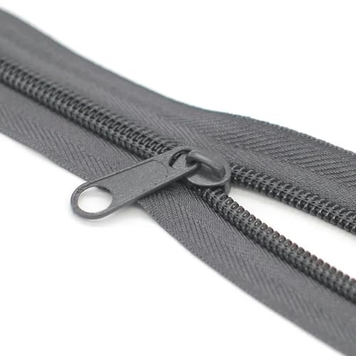 5/10M-dk grau-5#-5Meter Bunte Nylon-Spulenreißverschlüsse zum Nähen von Reißverschlussbändern + Schieberziehern, Schneidertaschen, Kleidung, Kissenköpfen, Heimwerkerarbeiten 5/10M-dk grau-5#-5Meter Bunte Nylon-Spulenreißverschlüsse zum Nähen von Reißverschlussbändern + Schieberziehern, Schneidertaschen, Kleidung, Kissenköpfen, Heimwerkerarbeiten von YOGAES