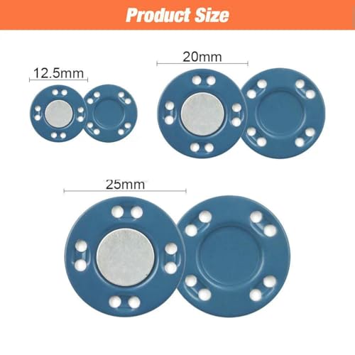 5 Paar magnetische Kleidung, unsichtbare Magnetknöpfe, Nähzubehör für Jacken, Mäntel, Strickjacken, Taschen, handgefertigt, DIY-Nähknöpfe, Rosenrot, 12,5 mm 5 Paar magnetische Kleidung, unsichtbare Magnetknöpfe, Nähzubehör für Jacken, Mäntel, Strickjacken, Taschen, handgefertigt, DIY-Nähknöpfe, Rosenrot, 12,5 mm von YOGAES