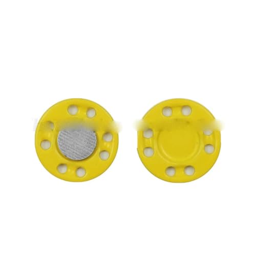 5 Paar magnetische Kleidungsknöpfe, unsichtbare Magnetknöpfe, Nähzubehör für Jacken, Mäntel, Strickjacken, Taschen, handgefertigt, DIY-Nähknöpfe, Gelb, 12,5 mm 5 Paar magnetische Kleidungsknöpfe, unsichtbare Magnetknöpfe, Nähzubehör für Jacken, Mäntel, Strickjacken, Taschen, handgefertigt, DIY-Nähknöpfe, Gelb, 12,5 mm von YOGAES