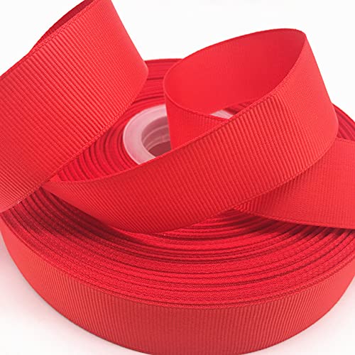 5 Yards 10 mm 15 mm 25 mm 38 mm 50 mm Ripsband für Weihnachten, Hochzeit, Dekoration, DIY, Nähen, Handarbeit, Kunsthandwerk, 10, 50 mm (5 Yards) von YOGAES