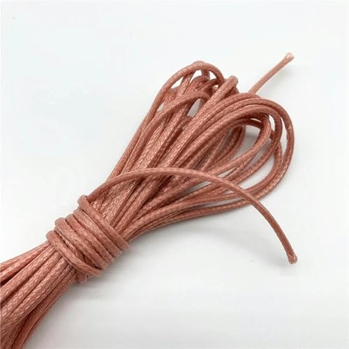 5 Yards 2 mm Bunte gewachste Baumwollschnur gewachster Faden Schnur Schnurband Halskette Seil zur Schmuckherstellung für Armbänder-06 5 Yards 2 mm Bunte gewachste Baumwollschnur gewachster Faden Schnur Schnurband Halskette Seil zur Schmuckherstellung für Armbänder-06 von YOGAES