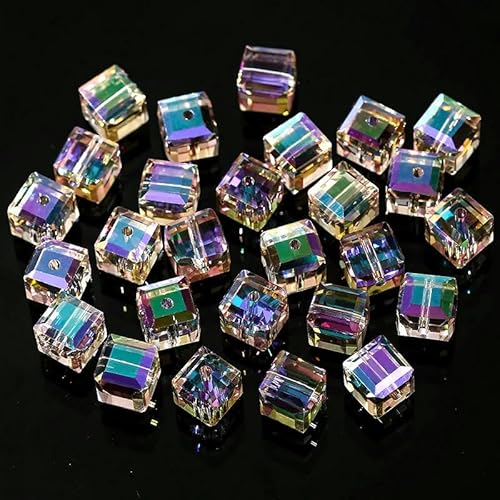 50/100 Stück 4/6/8 mm Kristallperlen AB bunte Würfelperlen zur Schmuckherstellung Glasperlen DIY Armband Ohrringe Halskette-Farbe 4–8 mm-50 Stück 50/100 Stück 4/6/8 mm Kristallperlen AB bunte Würfelperlen zur Schmuckherstellung Glasperlen DIY Armband Ohrringe Halskette-Farbe 4–8 mm-50 Stück von YOGAES