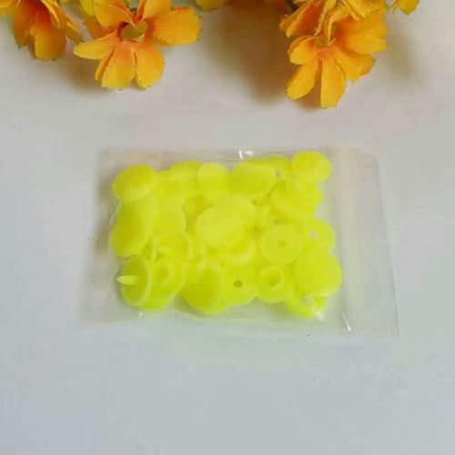 50 Satz/Los T5 Harz Druckknöpfe Snap Poppers Knöpfe für Baby Puppen Snaps Kleidung Kleidung Zubehör-NO13-12mm T5 von YOGAES