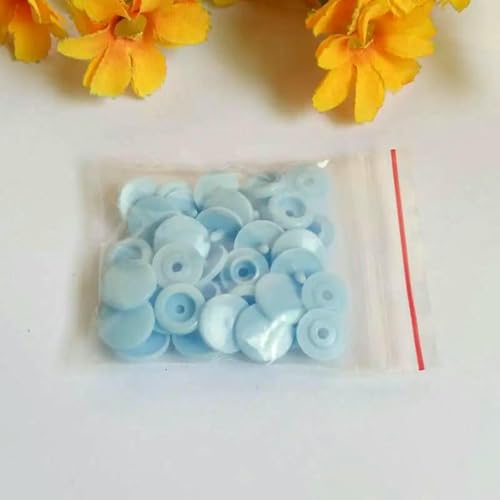 50 Satz/Los T5 Harz Druckknöpfe Snap Poppers Knöpfe für Baby Puppen Snaps Kleidung Kleidung Zubehör-NO18-12mm T5 von YOGAES
