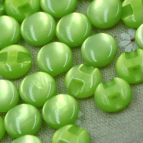 50 Stück 12 mm Mix Color Harz Hemdknöpfe Perlmuttknöpfe Nähzubehör DIY Handwerk PT82-Farbe 7 von YOGAES