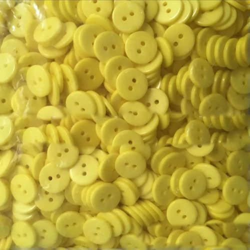 6 mm, 9 mm, 11 mm, 12 mm, dekorative Knöpfe für Handarbeiten, Harzknöpfe für Puppen, Scrapbooking, Nähknöpfe, 2 Löcher, 2 Löcher, hellgelb, 11 mm, 200 Stück 6 mm, 9 mm, 11 mm, 12 mm, dekorative Knöpfe für Handarbeiten, Harzknöpfe für Puppen, Scrapbooking, Nähknöpfe, 2 Löcher, 2 Löcher, hellgelb, 11 mm, 200 Stück von YOGAES