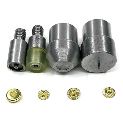 8mm Druckknöpfe Nieten Nähreparatur Silber/Gold/Schwarz/Bronze Metall Druckknopfverschluss Kinderkleidungsknopf Gürtelschnalle-50 Sets und Formen_a von YOGAES