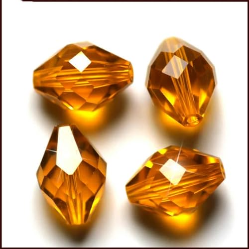 AAA 9 x 6 mm Kristallglasperlen, 50 Stück, klare Kristalle, facettierte Glasperlen, ovale Perlen, Bastelmaterialien für DIY-Modeschmuck, Topaz-9 x 6 mm, 50 Stück AAA 9 x 6 mm Kristallglasperlen, 50 Stück, klare Kristalle, facettierte Glasperlen, ovale Perlen, Bastelmaterialien für DIY-Modeschmuck, Topaz-9 x 6 mm, 50 Stück von YOGAES