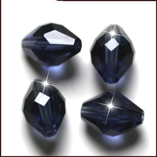 AAA 9 x 6 mm Kristallglasperlen, 50 Stück, klare Kristalle, facettierte Glasperlen, ovale Perlen, Bastelmaterialien für DIY-Modeschmuck, dunkler Saphir, 9 x 6 mm, 50 Stück AAA 9 x 6 mm Kristallglasperlen, 50 Stück, klare Kristalle, facettierte Glasperlen, ovale Perlen, Bastelmaterialien für DIY-Modeschmuck, dunkler Saphir, 9 x 6 mm, 50 Stück von YOGAES