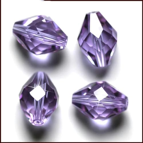 AAA 9 x 6 mm Kristallglasperlen, 50 Stück, klare Kristalle, facettierte Glasperlen, ovale Perlen, Bastelmaterialien für DIY-Modeschmuck, hellviolett, 9 x 6 mm, 50 Stück AAA 9 x 6 mm Kristallglasperlen, 50 Stück, klare Kristalle, facettierte Glasperlen, ovale Perlen, Bastelmaterialien für DIY-Modeschmuck, hellviolett, 9 x 6 mm, 50 Stück von YOGAES