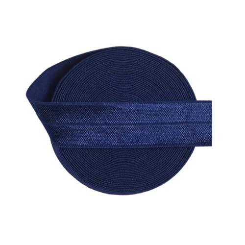 Glänzendes Foldover-Elastikband, 3/4 Zoll, 20 mm, solides Spandex-Satinband, Gurtband, Stirnband, Dessous, Kleid, Nähbesatz, 2, 5, 10 Yards, Marineblau, 20 mm, 5 Yards Glänzendes Foldover-Elastikband, 3/4 Zoll, 20 mm, solides Spandex-Satinband, Gurtband, Stirnband, Dessous, Kleid, Nähbesatz, 2, 5, 10 Yards, Marineblau, 20 mm, 5 Yards von YOGAES