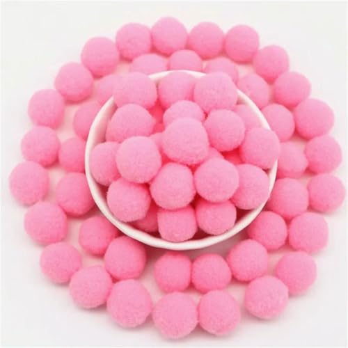 Pompon-Bälle, 8 mm, 10 mm, 15 mm, 20 mm, 25 mm, 30 mm, flauschige Pompons, Bastel-Pompons, DIY, handgefertigt, Kinderspielzeug, Hochzeitsdekoration, Bastelbedarf, 02 Dunkelrosa, 8 mm, 10 g, 250 Stüc Pompon-Bälle, 8 mm, 10 mm, 15 mm, 20 mm, 25 mm, 30 mm, flauschige Pompons, Bastel-Pompons, DIY, handgefertigt, Kinderspielzeug, Hochzeitsdekoration, Bastelbedarf, 02 Dunkelrosa, 8 mm, 10 g, 250 Stüc von YOGAES