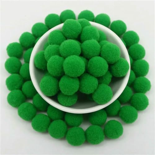 Pompon-Bälle, 8 mm, 10 mm, 15 mm, 20 mm, 25 mm, 30 mm, flauschige Pompons, Bastel-Pompons, DIY, handgefertigt, Kinderspielzeug, Hochzeitsdekoration, Bastelbedarf, 19 Grasgrün, 25 mm, 20 g, 36 Stück Pompon-Bälle, 8 mm, 10 mm, 15 mm, 20 mm, 25 mm, 30 mm, flauschige Pompons, Bastel-Pompons, DIY, handgefertigt, Kinderspielzeug, Hochzeitsdekoration, Bastelbedarf, 19 Grasgrün, 25 mm, 20 g, 36 Stück von YOGAES