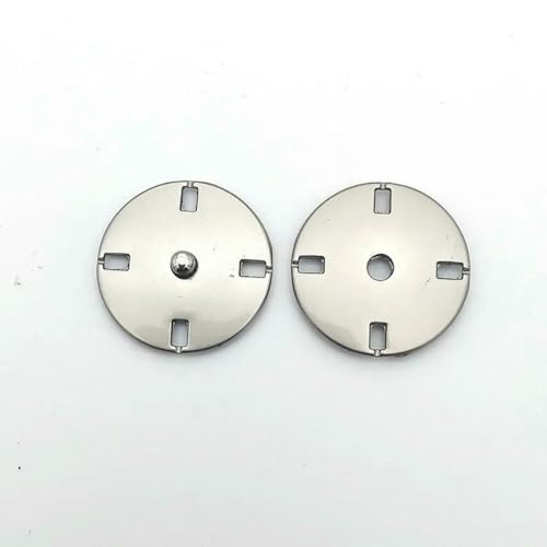 Unsichtbarer Druckknopf, schwarz-silberne Metallverschlüsse, runder Druckknopf, verdeckte Schnalle für Kleidungsstücke, Nähzubehör, Handarbeiten, Silber 02–34L, 21,0 mm, Unsichtbarer Druckknopf, schwarz-silberne Metallverschlüsse, runder Druckknopf, verdeckte Schnalle für Kleidungsstücke, Nähzubehör, Handarbeiten, Silber 02–34L, 21,0 mm, von YOGAES