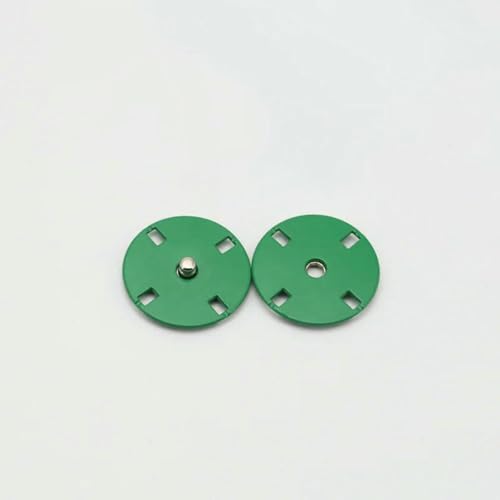 Unsichtbarer Druckknopf, schwarz-silberne Metallverschlüsse, runder Druckknopf, verdeckte Schnalle zum Nähen von Kleidungsstücken, Handarbeiten, Zubehör – Grasgrün – 28L Unsichtbarer Druckknopf, schwarz-silberne Metallverschlüsse, runder Druckknopf, verdeckte Schnalle zum Nähen von Kleidungsstücken, Handarbeiten, Zubehör – Grasgrün – 28L von YOGAES