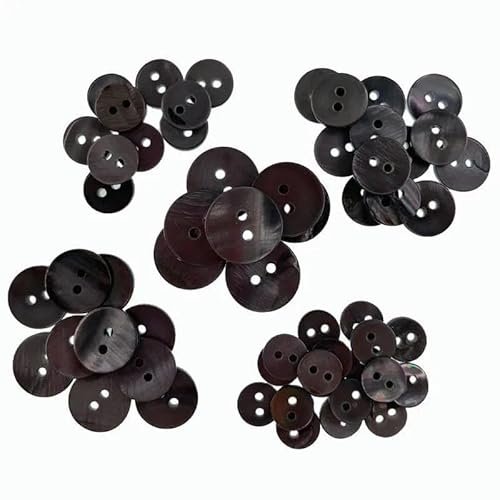 mm, 10 mm, 11,5 mm, 13,0 mm, 15 mm, natürliche, schwarze, schillernde Knöpfe aus Perlmutt zum Nähen von Damenbekleidung, Bastelzubehör, 15 mm, 20 Stück mm, 10 mm, 11,5 mm, 13,0 mm, 15 mm, natürliche, schwarze, schillernde Knöpfe aus Perlmutt zum Nähen von Damenbekleidung, Bastelzubehör, 15 mm, 20 Stück von YOGAES