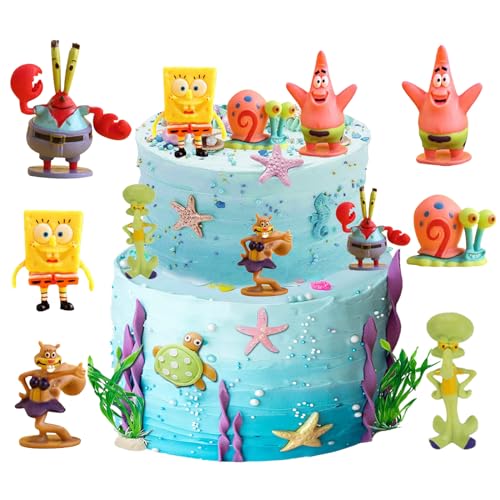YOGARTH 6 Stück Mini Figuren Set, Figuren Tortendeko, Tortenfiguren, Kuchen Deko Junge Mädchen, Cake Topper für Kinder Geburtstag Party Kuchen Dekoration Supplies von YOGARTH