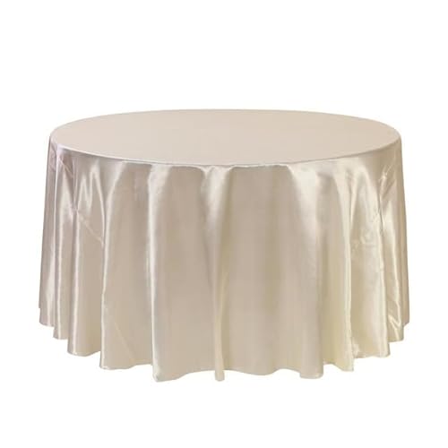 Runde Satin-Tischdecke, Tischdecke, Tischdecke, Overlay für Geburtstag, Hochzeit, Bankett, Restaurant, Festival, Party-Versorgung Runde Satin-Tischdecke, Tischdecke, Tischdecke, Overlay für Geburtstag, Hochzeit, Bankett, Restaurant, Festival, Party-Versorgung von YOGAYE