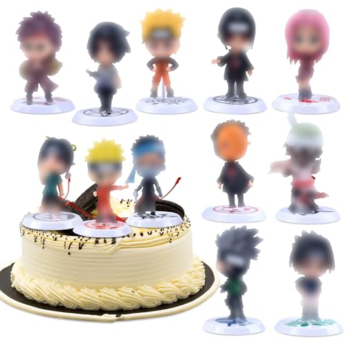 12 Stück Cake Topper, Kuchen deko Cupcake Figuren Figuren Modell Kuchen Figuren Kuchen Dekoration für Geburtstag Party Kinder Mini Figuren von YOILIK
