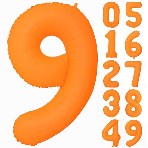 40 IN Orange Geburtstag Zahl 9 Luftballons Fluoreszierend Orange Ballon Helium Folienballons für Jungen Mädchen Geburtstag Hochzeit Babyparty Fluoreszierende Party Dekorationen Supplies 9 40 IN Orange Geburtstag Zahl 9 Luftballons Fluoreszierend Orange Ballon Helium Folienballons für Jungen Mädchen Geburtstag Hochzeit Babyparty Fluoreszierende Party Dekorationen Supplies 9 von YOIOZAIZAI