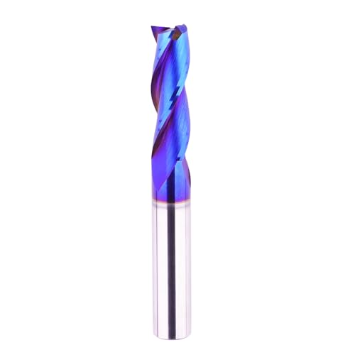 3/8-Zoll-Schaft-Spiralfräser-Bits, Vollhartmetall-Schaftfräser, 3-schneidig, mit NACO blau beschichtet für Nutschlitze, Einsteckschlitze und Holzschnitzerei 3/8-Zoll-Schaft-Spiralfräser-Bits, Vollhartmetall-Schaftfräser, 3-schneidig, mit NACO blau beschichtet für Nutschlitze, Einsteckschlitze und Holzschnitzerei von YOKISHUN