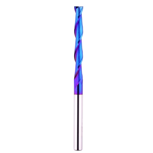 Extra langer 10,2 cm hochgeschnittener Spiralfräser-Bit, 1/4-Zoll-Schaft, 5,1 cm Schnittlänge, Vollhartmetall mit NACO-Beschichtung, Schaftfräser für Holzschnitt, Trimmen, Schnitzen, Gravieren Extra langer 10,2 cm hochgeschnittener Spiralfräser-Bit, 1/4-Zoll-Schaft, 5,1 cm Schnittlänge, Vollhartmetall mit NACO-Beschichtung, Schaftfräser für Holzschnitt, Trimmen, Schnitzen, Gravieren von YOKISHUN