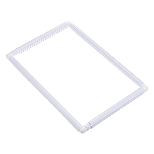 YOKIVE 1 x Stickrahmen, rechteckiger Kreuzstich-Ring, Holzimitat, Kreis, schnell, ideal für DIY-Stickerei, Kunst, Handwerk, Nähen und Aufhängen, Weiß YOKIVE 1 x Stickrahmen, rechteckiger Kreuzstich-Ring, Holzimitat, Kreis, schnell, ideal für DIY-Stickerei, Kunst, Handwerk, Nähen und Aufhängen, Weiß von YOKIVE