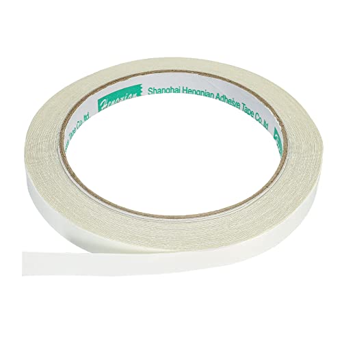 YOKIVE Doppelseitiges Klebeband, Duct Mesh Stoffklebeband ideal für Büro, Zuhause, täglichen Gebrauch (10mmx10m, Weiß) von YOKIVE
