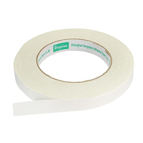 YOKIVE Doppelseitiges Klebeband, Duct Mesh Stoffklebeband ideal für Büro, Zuhause, täglichen Gebrauch (15mmx20m, Weiß) von YOKIVE