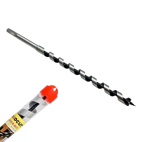 Schlangenbohrer 6mm x 235mm Holzschlangenbohrer | Holzbohrer lang | Balkenbohrer Bohrer Form Lewis | Holzspiralbohrer mit Sechskantschaft Schlangenbohrer 6mm x 235mm Holzschlangenbohrer | Holzbohrer lang | Balkenbohrer Bohrer Form Lewis | Holzspiralbohrer mit Sechskantschaft von YOKOCUT