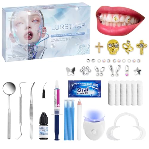 YOLEYUAN Luretrap Y2K Ästhetisches Zahnschmuck-Set, 30 Premium-Kristallstücke, Insta-Worthy Sparkle-Kollektion, Slay-würdige Modeaccessoires, luxuriöses Zahnbonbon-Starter-Set YOLEYUAN Luretrap Y2K Ästhetisches Zahnschmuck-Set, 30 Premium-Kristallstücke, Insta-Worthy Sparkle-Kollektion, Slay-würdige Modeaccessoires, luxuriöses Zahnbonbon-Starter-Set von YOLEYUAN