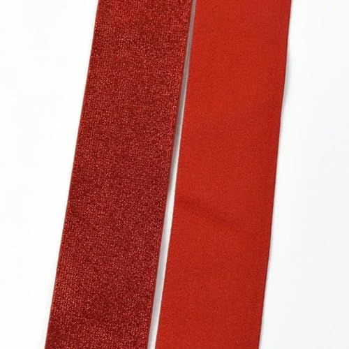 2/3/5 Meter 25–50 mm farbiges Seiden-Nylon-Gummiband Polyester-Gurtband DIY-Kleidersäcke Nähzubehör-Rot-25 mm-3 Meter von YOLNEY